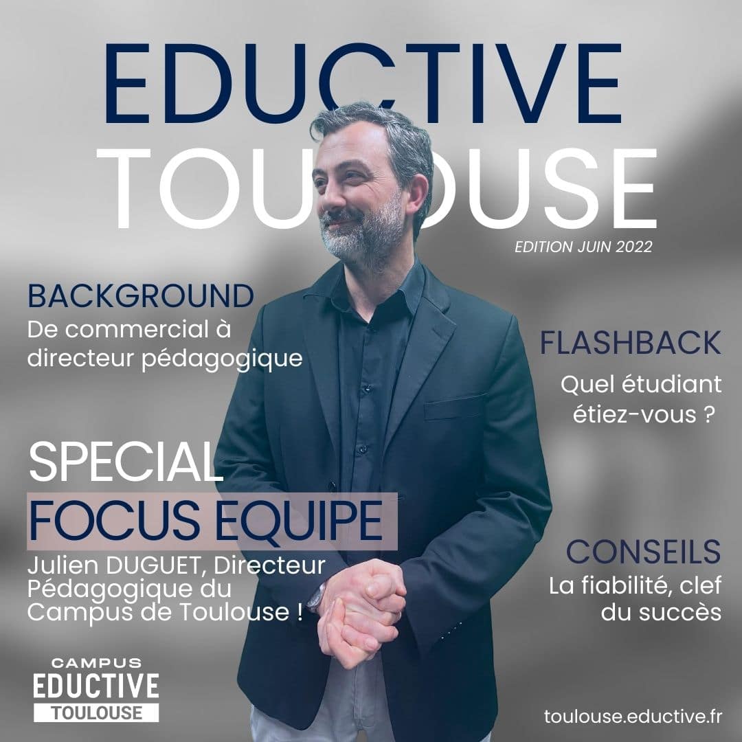 Parution Julien DUGUET directeur pédagogique Campus Eductive Toulouse